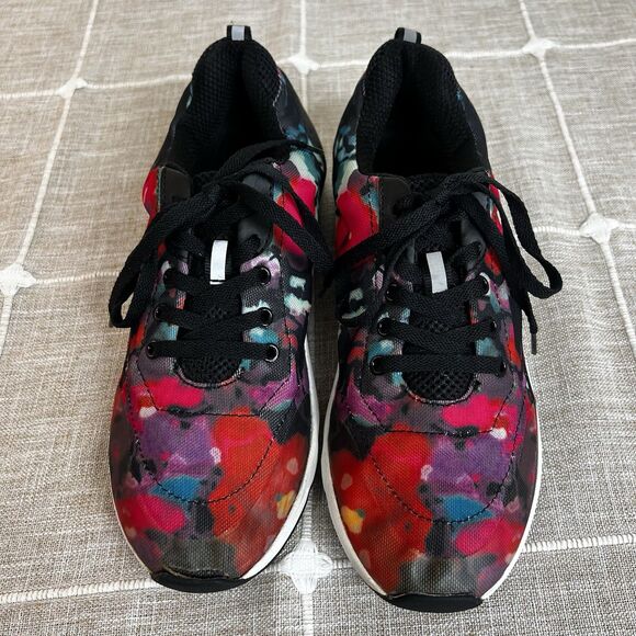 Vionic Tourney Shoes Sneakers Women’s 9.5 Black Pink Purple - Picture 3 of 10